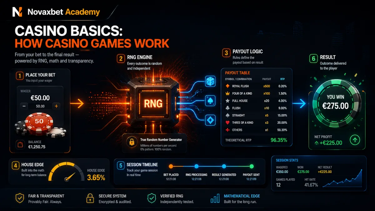 Casino Basics: How Casino Games Work