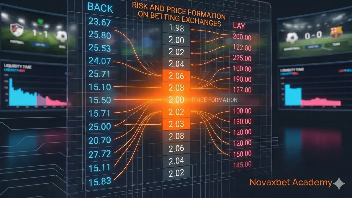 Risk and Price Formation on Betting Exchanges
